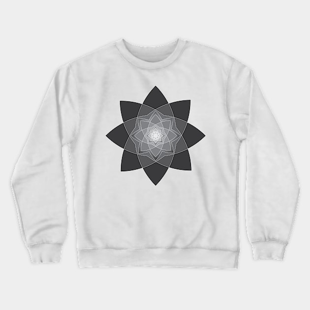 Lotus Design Crewneck Sweatshirt by artforfun42